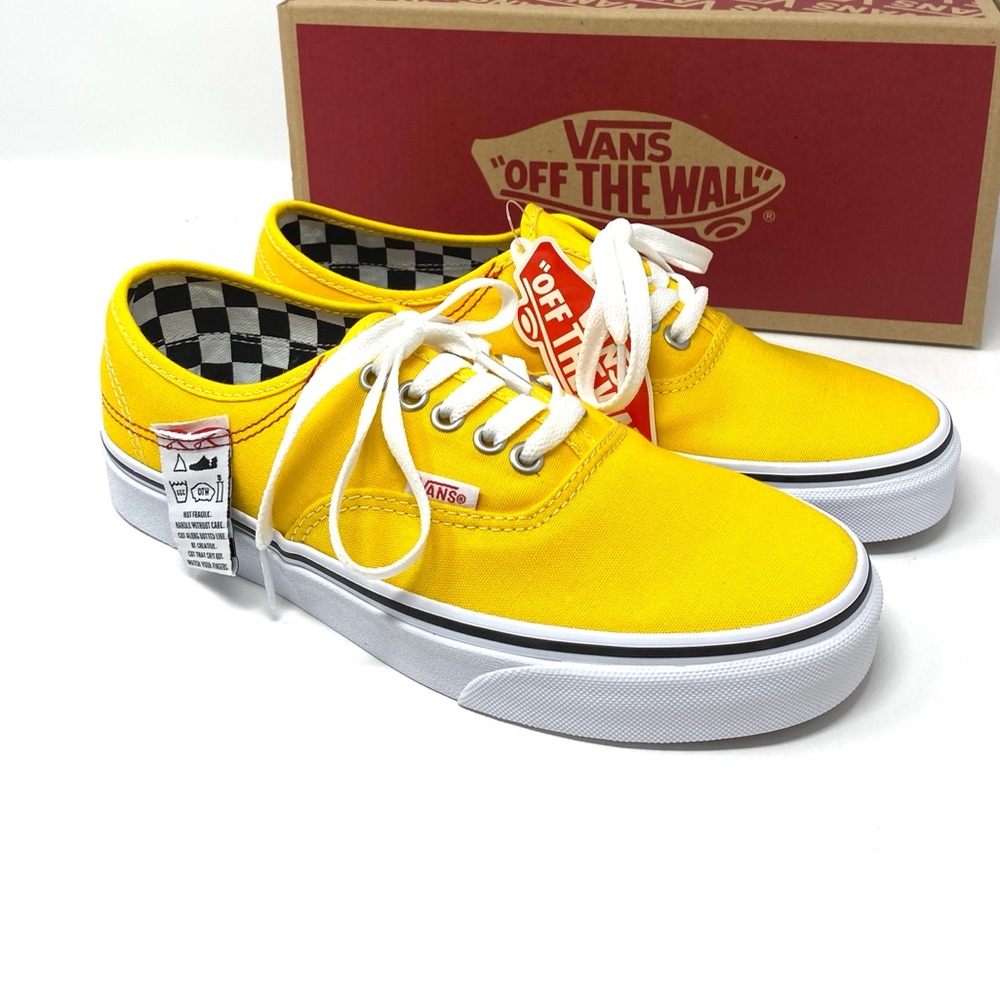 🌹 Spring Sale 🌹 VANS Authentic Hc Diy Lemon Canvas Women's Size 7 VN0A4UUC1AE - Picture 13 of 15
